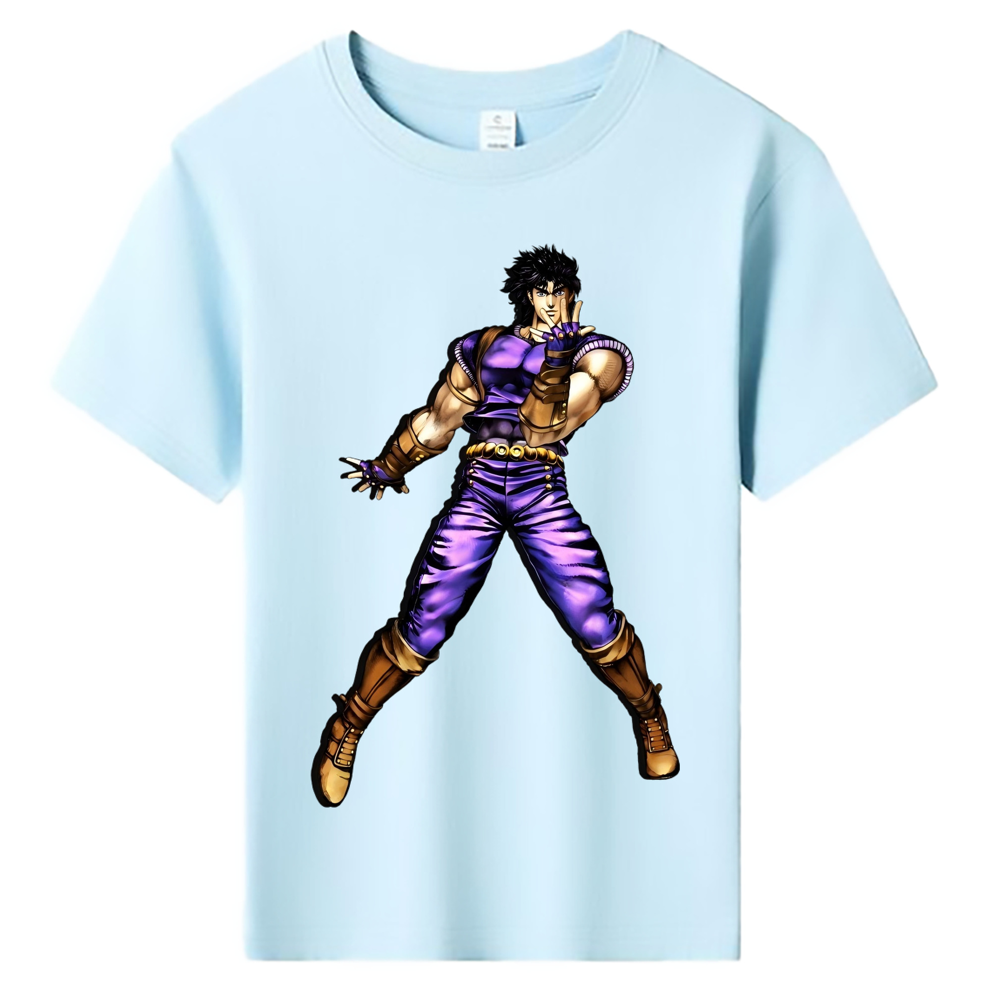 （画像用） ジョジョの奇妙な冒険 /ジョナサン?ジョースター JoJo's Bizarre Adventure Jonathan Joestar 綿100％キッズTシャツ（フロントプリント）
